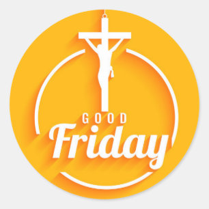 Good Friday Classic Round Sticker