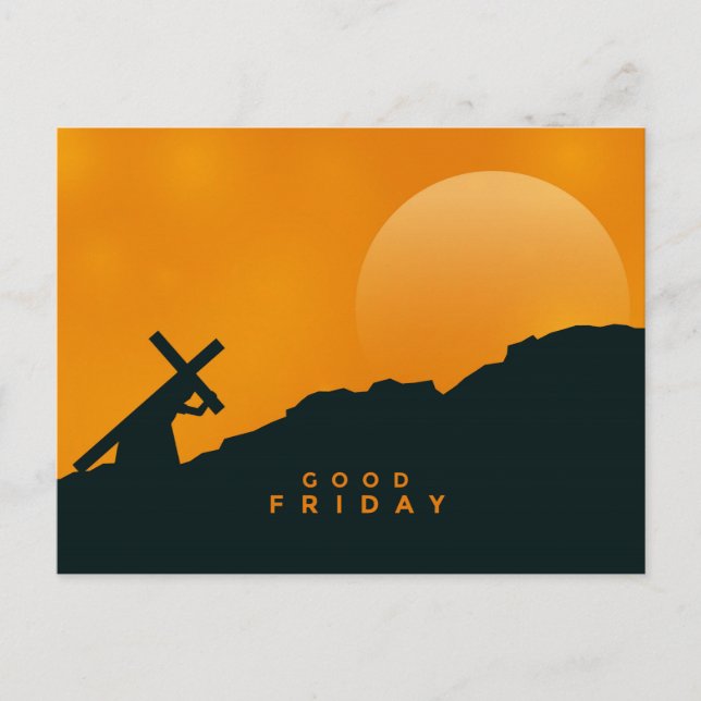 Good Friday  Holiday Postcard (Front)