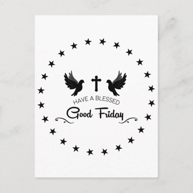 Good Friday   Postcard (Front)