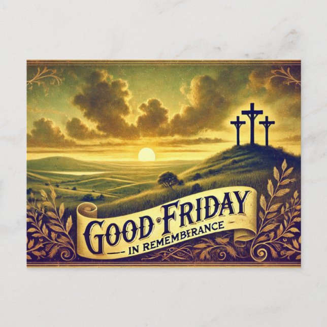 Good Friday  Postcard (Front)