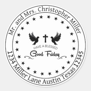 Good Friday Return Address Envelope Seal