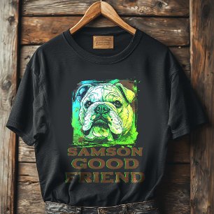 good friend personalized Name,vintage dog Graphic T-Shirt
