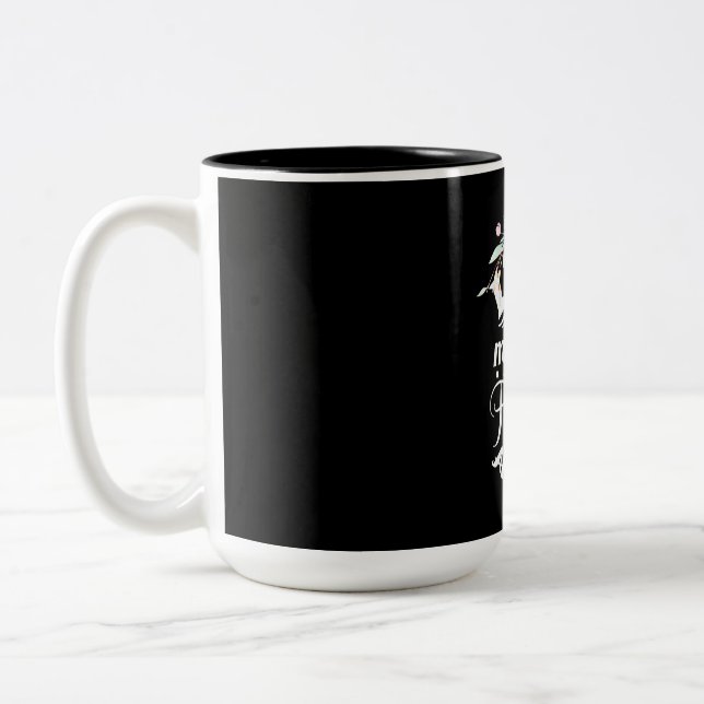 Good Friends And Adventure Two-Tone Coffee Mug (Left)