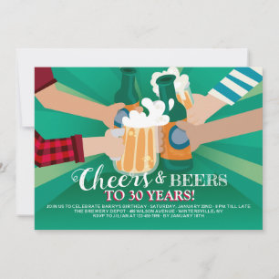 Good Friends and Beers Invitation