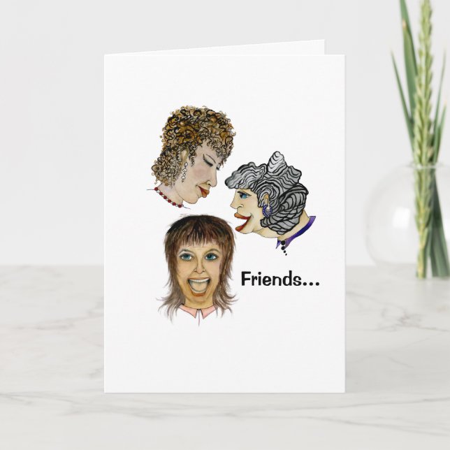 Good Friends are hard to find Card (Front)