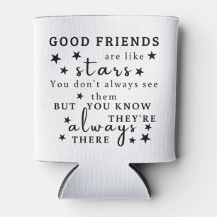 Good Friends Are Like Stars: Friendship Quote Art Can Cooler