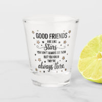 Good Friends Are Like Stars Inspirational Quote