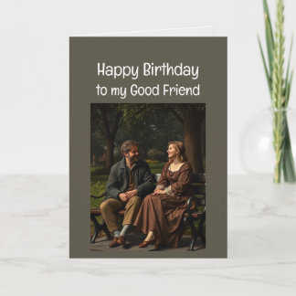  Good Friends Birthday Love Card