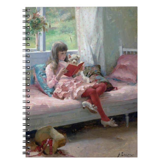 Good Friends by Albert Edelfelt 1881 Notebook (Front)