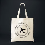 Good Friends Great Adventures Wanderlust Tote Bag<br><div class="desc">Reusable bags for wedding welcome guest hotel bags are a great idea, an extra bag for the beach, shopping, and hauling back souvenirs is always helpful. But will your guests REALLY REUSE a bag with YOUR wedding date and names all over it? • • • • I personally wouldn't! So I've created...</div>
