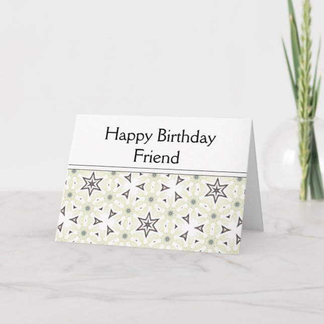 Good Friends Like Stars Always There Quote Card (Front)
