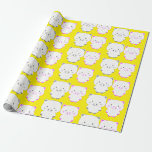 Good friends playing cards wrapping paper