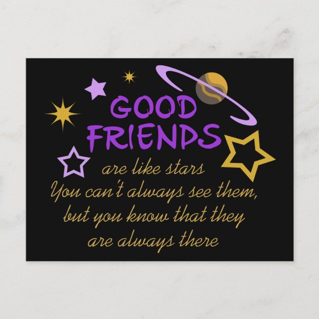 Good Friends Postcard (Front)