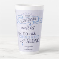 Good Friends Purple Typography Quote