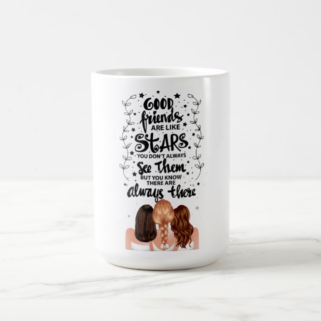 Good Friends Quote  Coffee Mug (Center)