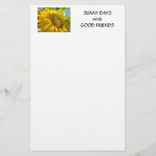 Good Friends Stationery SUNFLOWERS SUN FLOWERS