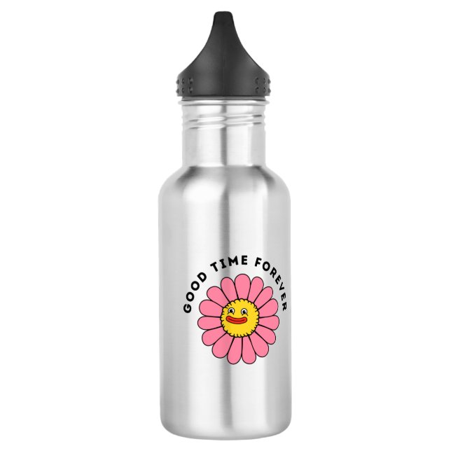 Good Funny Time Forever   532 Ml Water Bottle (Left)