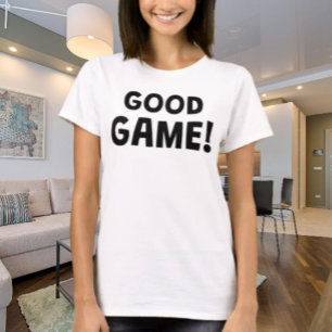 Good Game!   Bold Gamer Victory Typography Tee