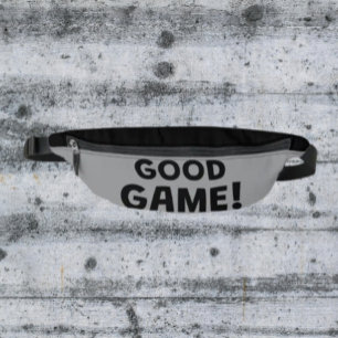 Good Game! Bold Typography Gamer Fanny Pack