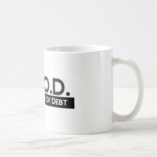 Good Getting Out of Debt Coffee Mug (Right)