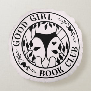 Good Girl Book Club Pillow