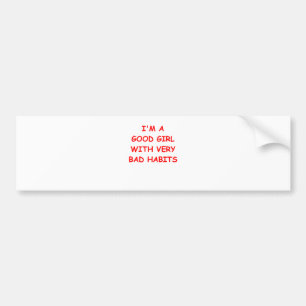 good girl bumper sticker