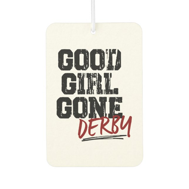 Good Girl Gone Derby Roller Skating  Air Freshener (Front)