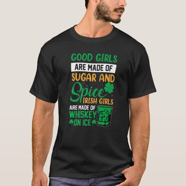 Good Girl Irish Girls Ireland Irish Proud T-Shirt (Front)