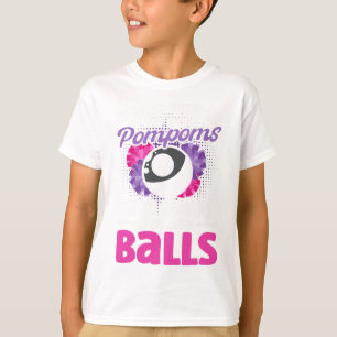 Good Girls Play With Pompoms Billiard Player Snook T-Shirt
