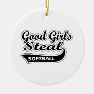 Good Girls Steal (Black) Ceramic Ornament