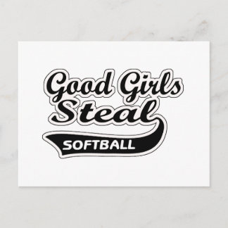 Good Girls Steal (black) Postcard