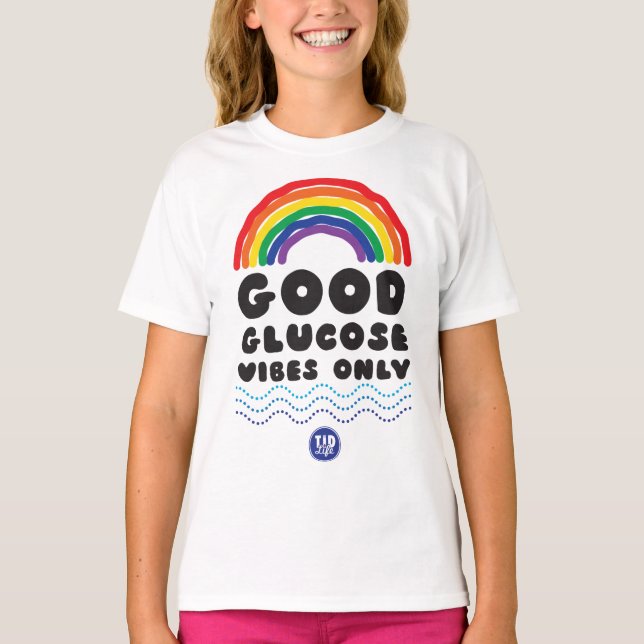 Good Glucose (Girl's Ruffle Hem) T-Shirt (Front)