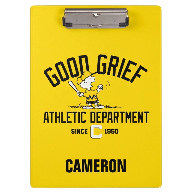 Good Grief Athletic Department Clipboard (Front)