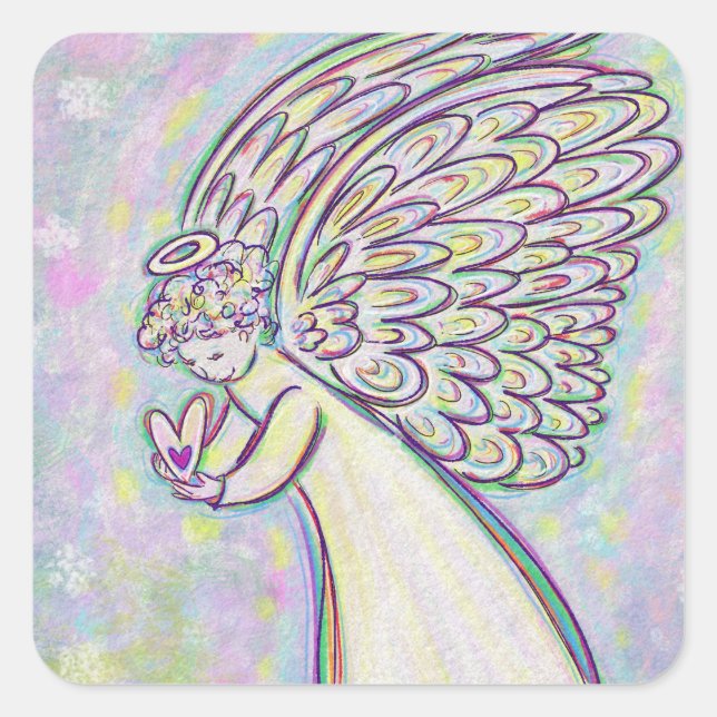 Good Guardian Angel Art Custom Sticker Decal (Front)