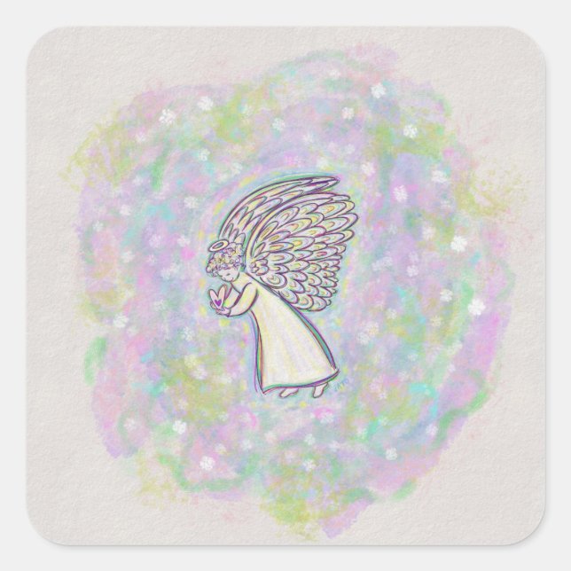 Good Guardian Angel Art Custom Sticker Decals (Front)