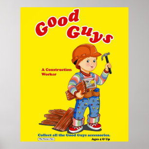 Good Guys - Construction Worker - Childs Play -  Poster