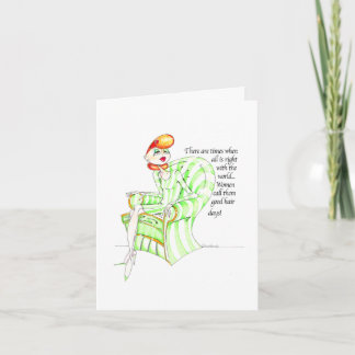 Good Hair Day card
