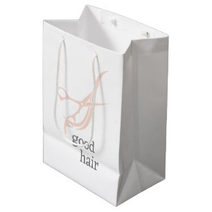 Good Hair Simple Logo Hair Stylist Colourist Medium Gift Bag