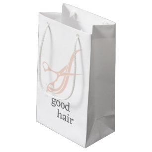 Good Hair Simple Logo Hair Stylist Colourist Small Gift Bag