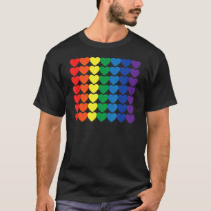 Good & Happy Heart Gay Pride Rainbow Flag Lgbtqia T-Shirt