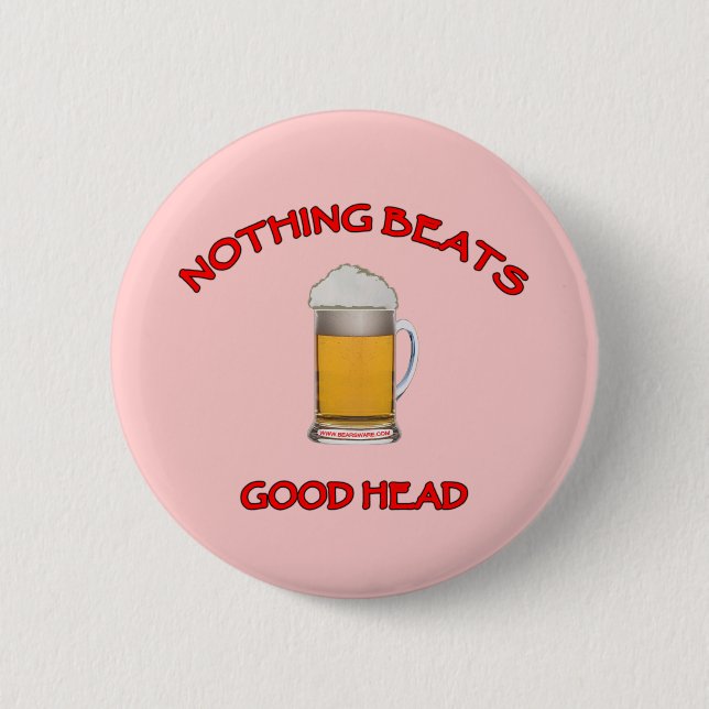 Good Head 2 Inch Round Button (Front)