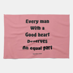 Good heart kitchen towel
