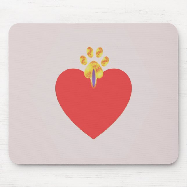 Good Heart Mouse Pad (Front)