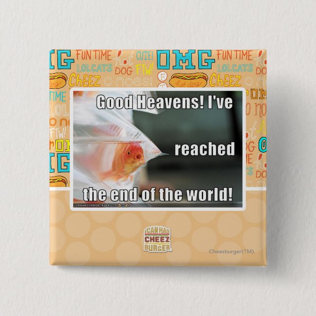 Good Heavens! 2 Inch Square Button (Front)