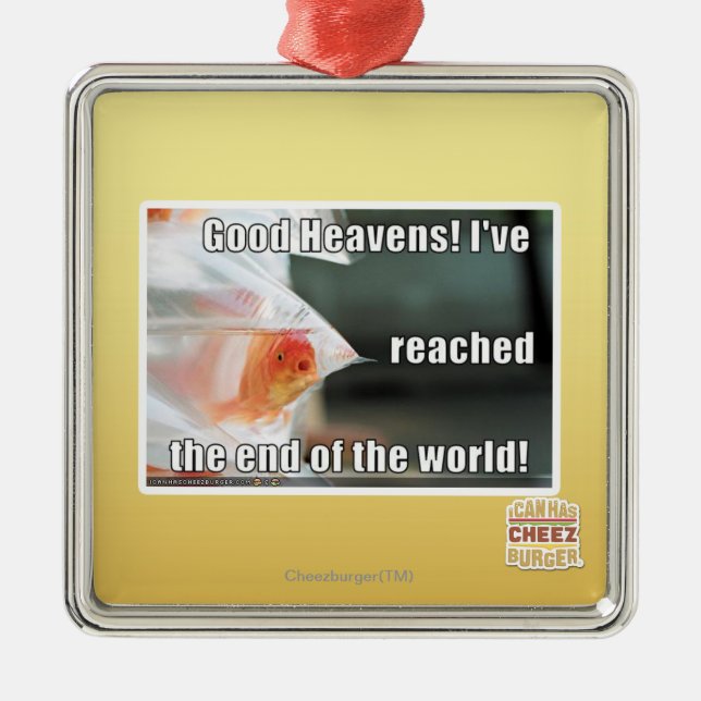 Good Heavens! Metal Ornament (Front)