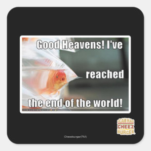 Good Heavens! Square Sticker