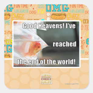 Good Heavens! Square Sticker