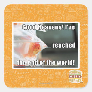 Good Heavens! Square Sticker