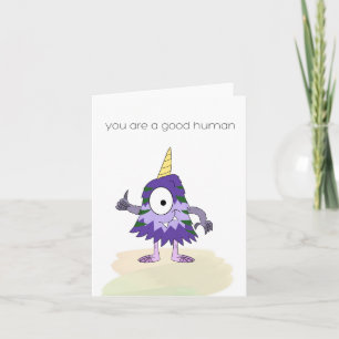 Good Human card