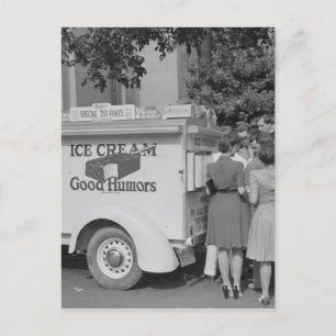 Good Humours Ice Cream Truck Postcard